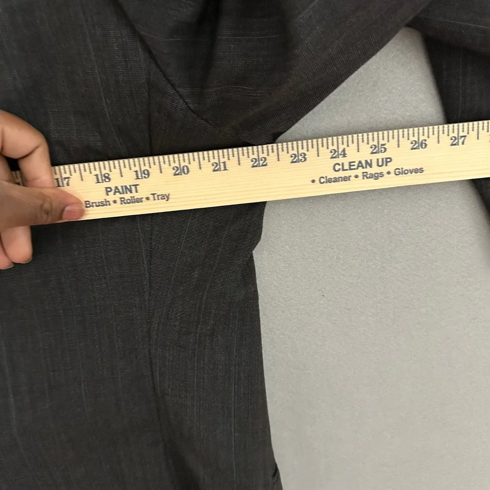 Polo Ralph Lauren‎ Vintage Pinstripe Blazer Gray 2 Button Sport Coat ACTWU USA